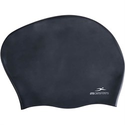 Шапочка для плавания для длинных волос 25Degrees Mamana Black 25D21014A - фото 16814352