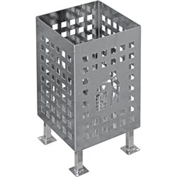 Урна Комплект-Агро Сити 24 л хром - фото 16837246