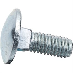 Мебельный болт МЕТИЗНЫЙ ДВОР 6x16, DIN 603, 100 шт. - фото 16871478