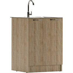 Тумба под нержавеющую мойку Домино D6060DS - фото 16908673