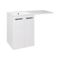 Тумба под умывальник Гамма 120 лайт белый Runo Лира 60 - фото 16924664