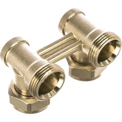 Угловой Н-образный узел нижнего подключения RIFAR HERZ 3000 - фото 16927216