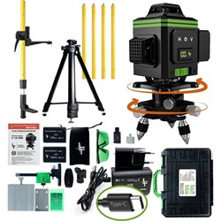 Профессиональный лазерный уровень LT штатив 3.6 м + тренога 1.5 м усиленная - фото 16927682