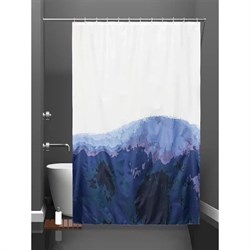 Штора для ванной комнаты Bath Plus Blue blotch - фото 16928517