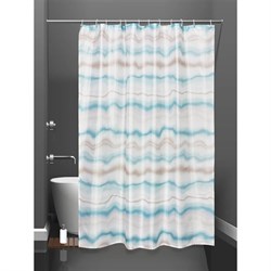 Штора для ванной комнаты Bath Plus Multicolor lines green - фото 16929910