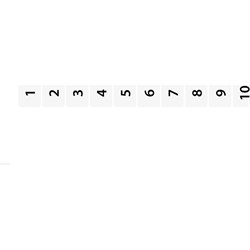 Горизонтальная маркировка Klemsan DO10/6 - фото 16931085