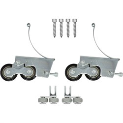 Ролики в комплекте Mebax Асимметрия 4-ый класс для раздвижных дверей двойной - фото 16943649