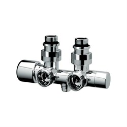 Набор узел с термостатом и запорными клапанами FAR FL 0263 3412 - фото 16950321