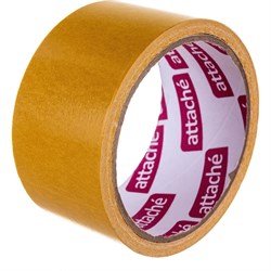 Двусторонняя клейкая лента ATTACHE 48 мм х 10 м, полипропилен - фото 16952551