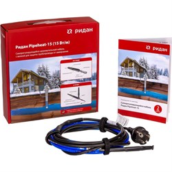 Саморегулирующийся кабель Ридан Pipeheat-15 - фото 16958019