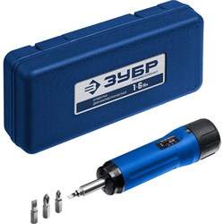 Регулируемая динамометрическая отвертка ЗУБР Профессионал - фото 16960863