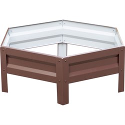 Оцинкованная клумба ООО «ТД «КАСКАД» К100К - фото 16961268