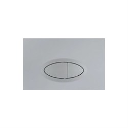 Двойная кнопка смыва LOGAN OVAL - фото 16966911