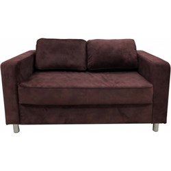 Двухместный кушетка Мягкий Офис с механизмом терракотовый - фото 17013236