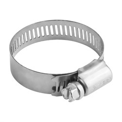 Хомуты ЗУБР нержавеющая сталь, просечная лента 12 мм, 38-59 мм - фото 17013951