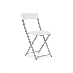 Стул Woodville Elevis белый полимер / светлый мусс - фото 17015114