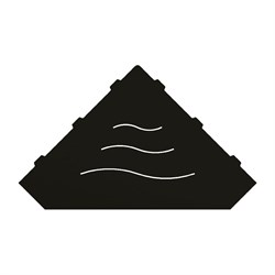 Полка RGW MT-03B/черная волна, металл 1,5 мм - фото 17015199