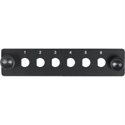 Адаптерная панель NIKOMAX NMF-AP06SFC-P-BK - фото 17016182