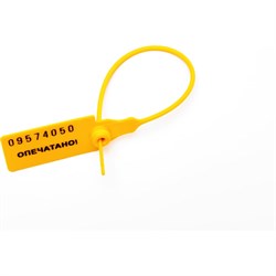 Пластиковая номерная пломба ООО Пломба.Ру КПП-3-1601СТ - фото 17016963