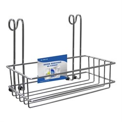 Навесная полка на рейлинг Мультидом 20х10х16 см - фото 17017928