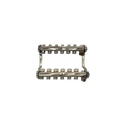 Коллекторный блок для теплого пола и радиаторного отопления GEKON GK 73106 - фото 17019551