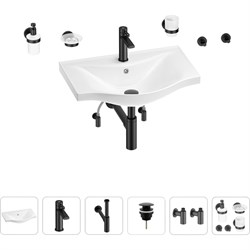 Раковина для ванной Wellsee Bisou - фото 17021258