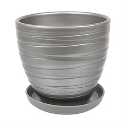 Керамический горшок Вещицы рельеф - фото 17022145