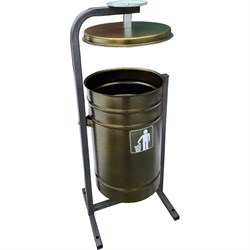 Металлическая урна ПК ОТК ЖЕМЧУЖИНА - фото 17022740