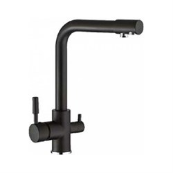 Поворотный однорычажный смеситель для кухни OUTE T653BK-1 - фото 17024807