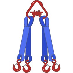 Четырехветвевой текстильный строп ТамбовТехСнаб 4СТ - фото 17025511