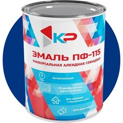 Быстросохнущая атмосферостойкая краска КР ПФ-115 - фото 17028452