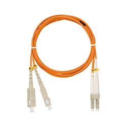 Переходной волоконно-оптический шнур NIKOMAX NMF-PC2M2C2-SCU-LCU-001 - фото 17031051