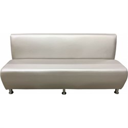 Трехместная секция дивана Мягкий Офис перламутровая - фото 17031876