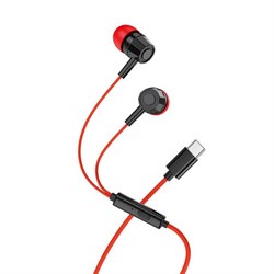 Наушники с микрофоном (гарнитура) VIXION PRO VS-30, проводные, 1,2 м, Type-C, красный, 03431, БП-00001069 - фото 17373601