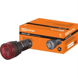 Звуковой сигнализатор TDM ELECTRIC ad22-22m/r31 - фото 17401622