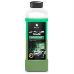 Автошампунь c активной пеной 1 л, GRASS ACTIVE FOAM POWER для сложных загрязнений, концентрат, 113140 - фото 17430248