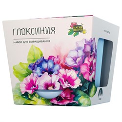 Набор для выращивания растений МАГИЯ ЦВЕТОВ "Глоксиния" (горшок, грунт, семена), mf-018 - фото 17509961