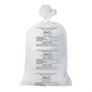 Мешки для мусора медицинские КОМПЛЕКТ 50 шт., класс А (белые), 80 л, 70х80 см, 14 мкм