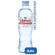 Вода негазированная питьевая СВЯТОЙ ИСТОЧНИК 0,5 л