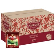 Чай МАЙСКИЙ черный цейлонский, 200 пакетиков в конвертах по 2 г, 101009