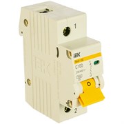 Модульный автоматический выключатель IEK ВА 47-100 1п, C 100А, 10 кА