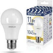 Светодиодная лампа Ergolux ЛОН LED-A60-11W-E27-3K ПРОМО