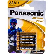 Батарейка Panasonic Alkaline LR03 AAA 1.5В бл/4 щелочная