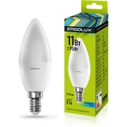 Светодиодная лампа Ergolux LED-C35-11W-E14-4K Свеча