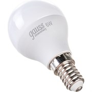 Лампа GAUSS LED Elementary Globe 6W E14 4100K