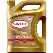 Моторное синтетическое масло SINTEC PREMIUM SAE 5W-40 API SN, ACEA A3/B4