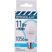 Светодиодная лампа Ergolux ЛОН LED-A60-11W-E27-4K