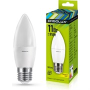 Светодиодная лампа Ergolux LED-C35-11W-E27-3K Свеча
