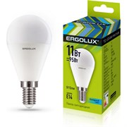 Светодиодная лампа Ergolux LED-G45-11W-E14-4K Шар