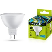 Светодиодная лампа Ergolux LED-JCDR-9W-GU5.3-4K